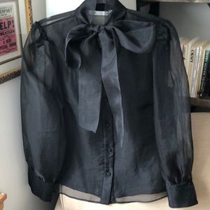 NWT Zara Black blouse